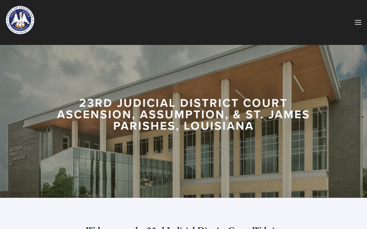 Assumption Parish court docket Twenty-Third Judicial District Court page